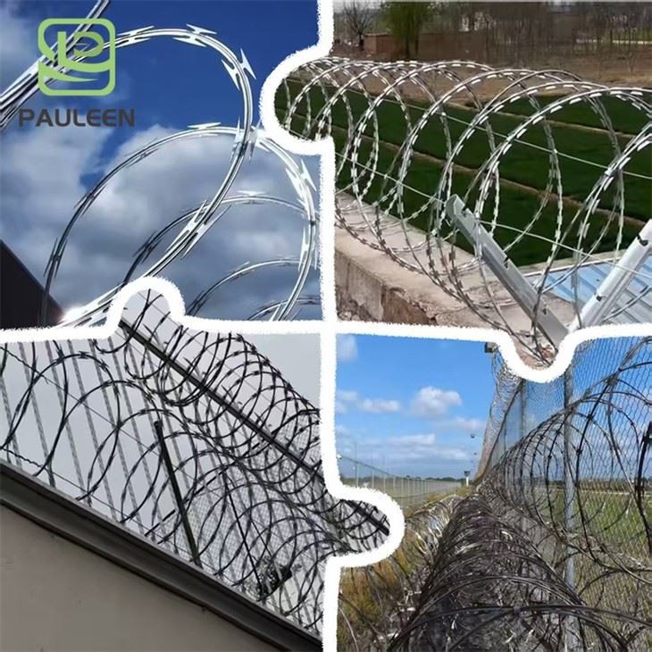 Bto-22 Galvanized Concertina Razor Barbed Wire factory